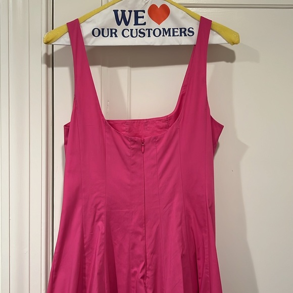 Staud pink midi dress, size 2. - Picture 4 of 6